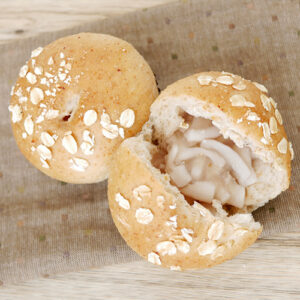 บันโฮลวีทไส้มะพร้าว (บันคู่) | Whole Wheat Bun filled with Coconut