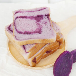 ขนมปังมันเทศเนื้อสีม่วง | Purple Sweet Potato Bread