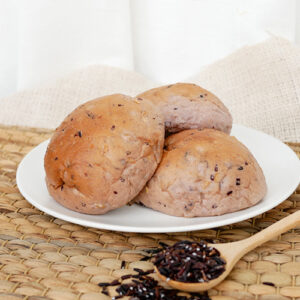ซอฟท์โรลข้าวก่ำ | Black Glutinous Rice Soft Roll Bread